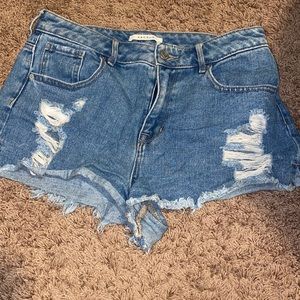 Pacsun high rise festival Jean shorts